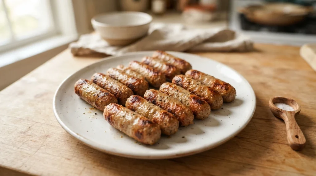Air Fryer Pork Sausage Links with Even Browning