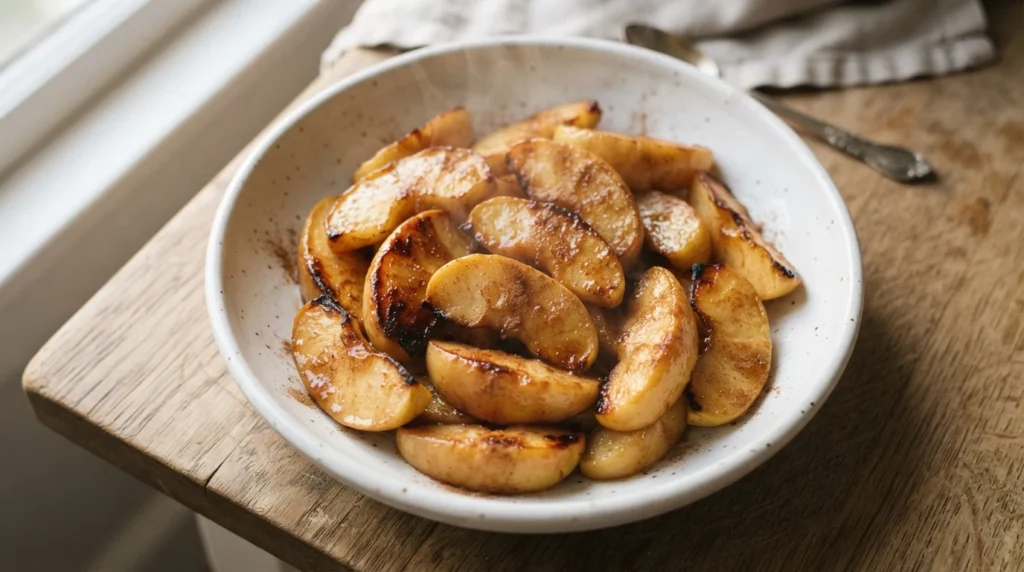 Air Fryer Cinnamon Apple Wedges with Tender Centers