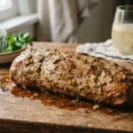 Keto Pork Tenderloin with Mustard Herb Crust