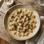 Keto Turkey Breakfast Sausage Crumbles with Sage