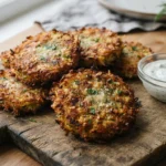 Air Fryer Zucchini Fritters with Moisture Control