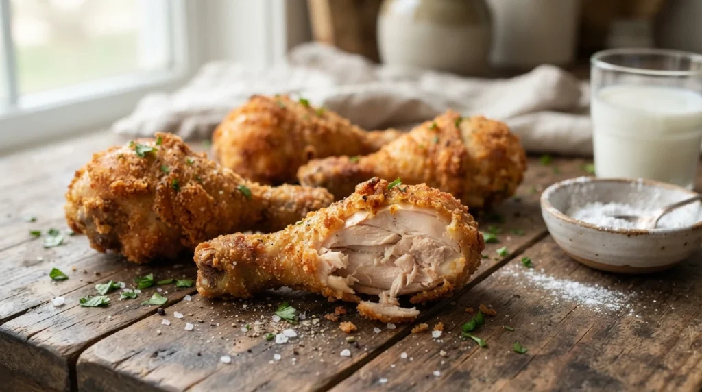Crispy Air Fryer Barbecue Drumsticks with End-Brushed Sauce