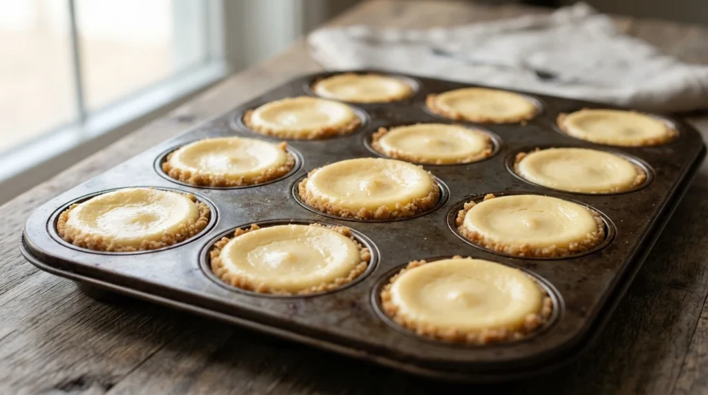 Soft Keto Mini Cheesecakes in Muffin Cups
