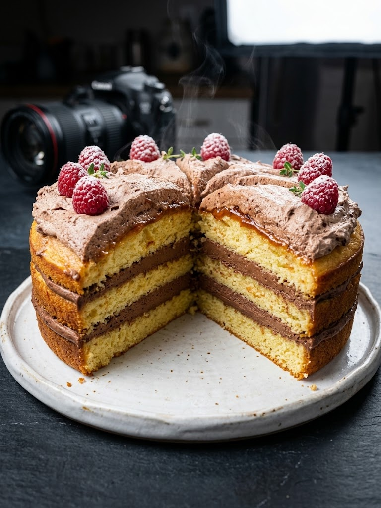 Chocolate Frosted Yogurt Cake