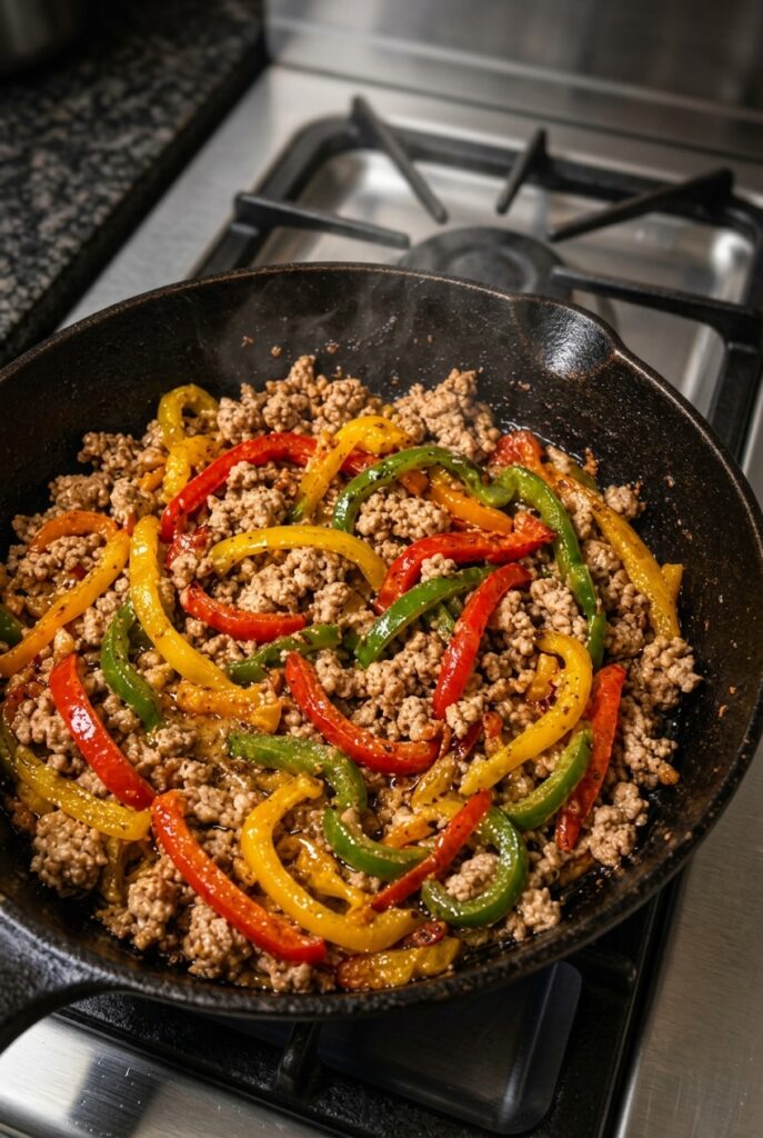 🦃🫑 Turkey Pepper Skillet