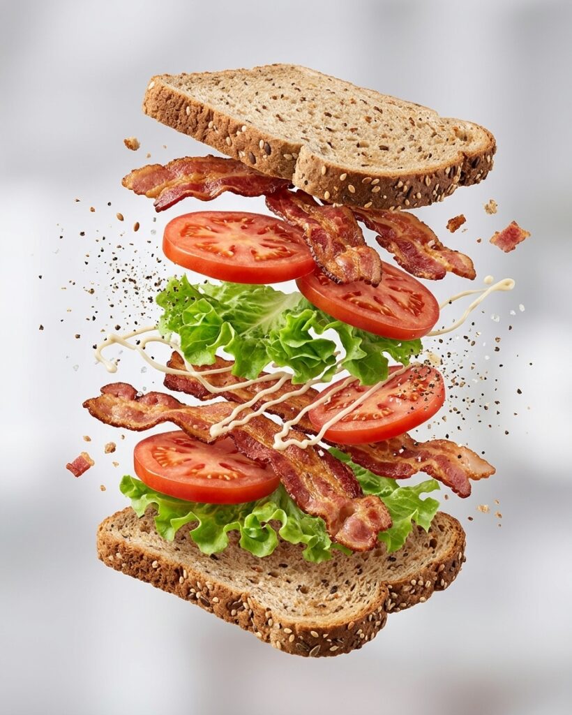Bacon and Tomato Sandwiches