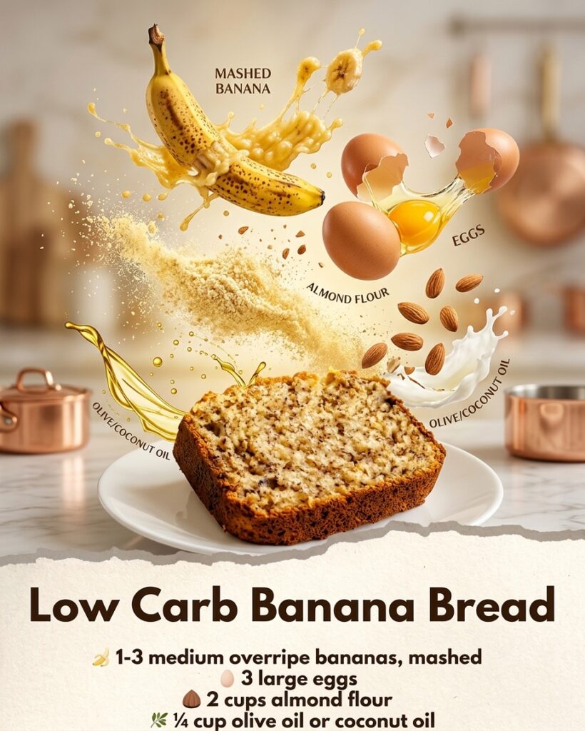 High Protein Low Carb Banana Bread