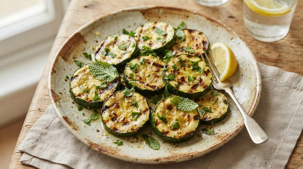 Grilled Zucchini with Lemon-Mint for Keto: A Moist, Low-Carb Side