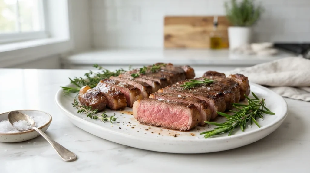 Air Fryer Strip Steak for Two: Single-Layer Basket Method