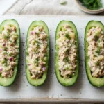 Keto Tuna Cucumber Boats: A Moist, Low-Carb Lunch Idea