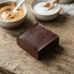 Keto Peanut Butter Fudge: Firm Refrigerated Texture