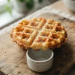 Air Fryer Frozen Potato Waffles with Even Browning
