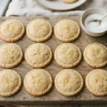 Keto Lemon Almond Cookies with a Tender Center