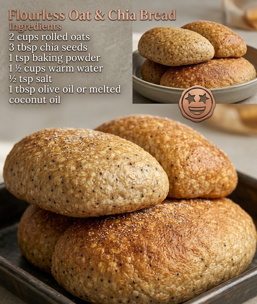 Flourless Oat & Chia Bread πΎπ±