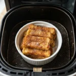 Crispy Air Fryer French Toast Sticks with Light Custard