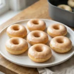 Air Fryer Vanilla Glazed Donuts
