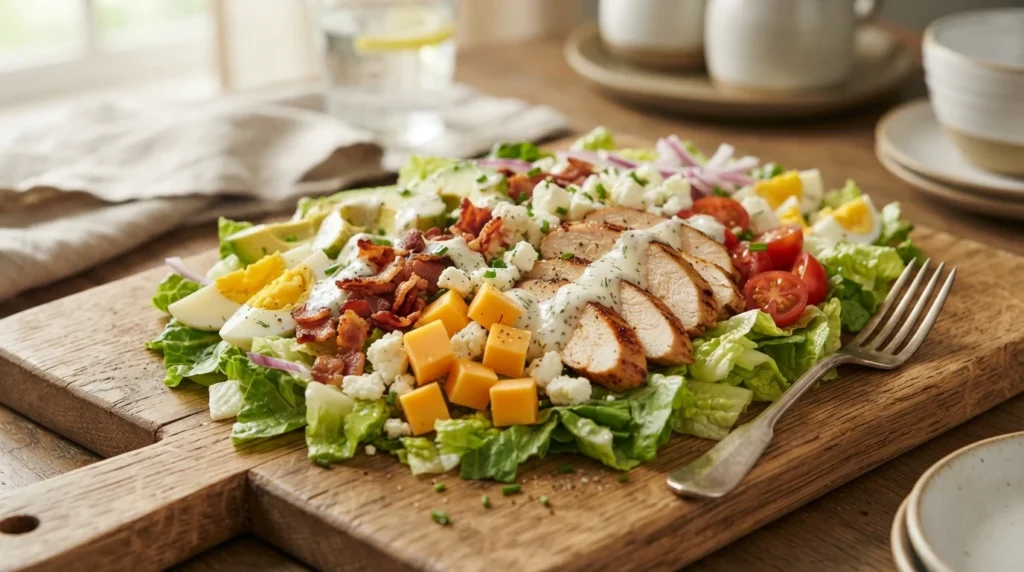 Keto Cobb Salad with Homemade Ranch: A Protein-Packed Lunch