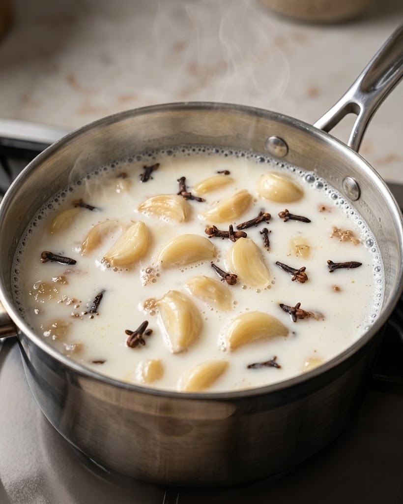 π§π₯ Garlic Boiled in Milk