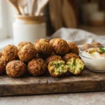 Crispy Air Fryer Falafel from Soaked Chickpeas