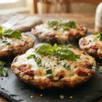 Keto Portobello Mushroom Pizzas Without Watery Centers