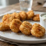 Crispy Air Fryer Chicken Nuggets from Ground Meat