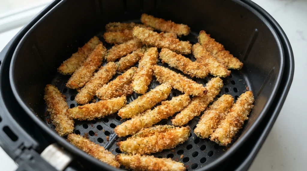 Crispy Keto Courgette Fries in Air Fryer: No Soggy Coating