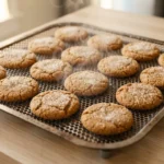 Air Fryer Ginger Cookies with a Light Sugar Coating