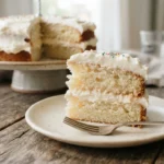 Keto Vanilla Birthday Cake with Sugar-Free Buttercream
