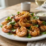 Crispy Air Fryer Lemon Pepper Shrimp with Fresh Zest