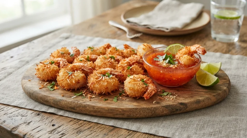 Keto Coconut Shrimp with Sugar-Free Dipping Sauce