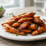 Air Fryer Honey Glazed Carrots with Crisp Edges