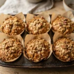 Air Fryer Banana Oat Breakfast Muffins