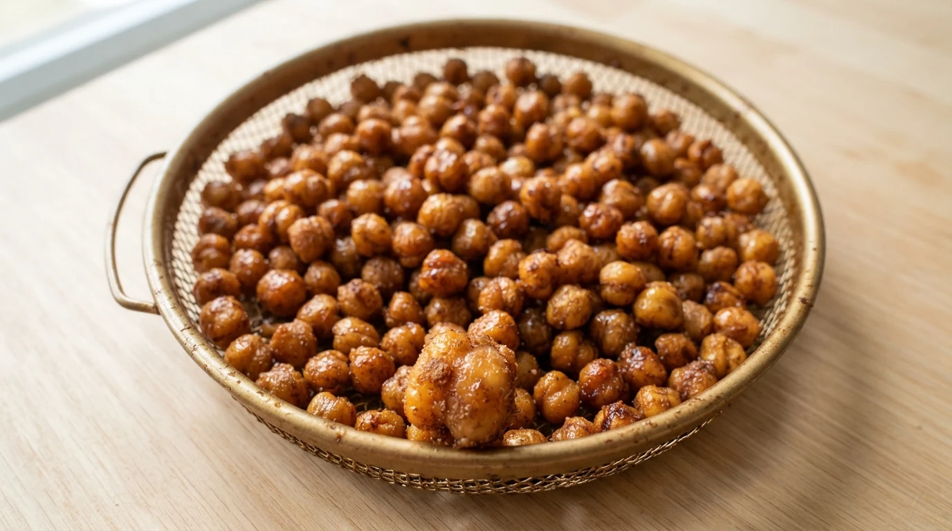 Air Fryer Cinnamon Chickpeas: Sweet & Crispy Snack