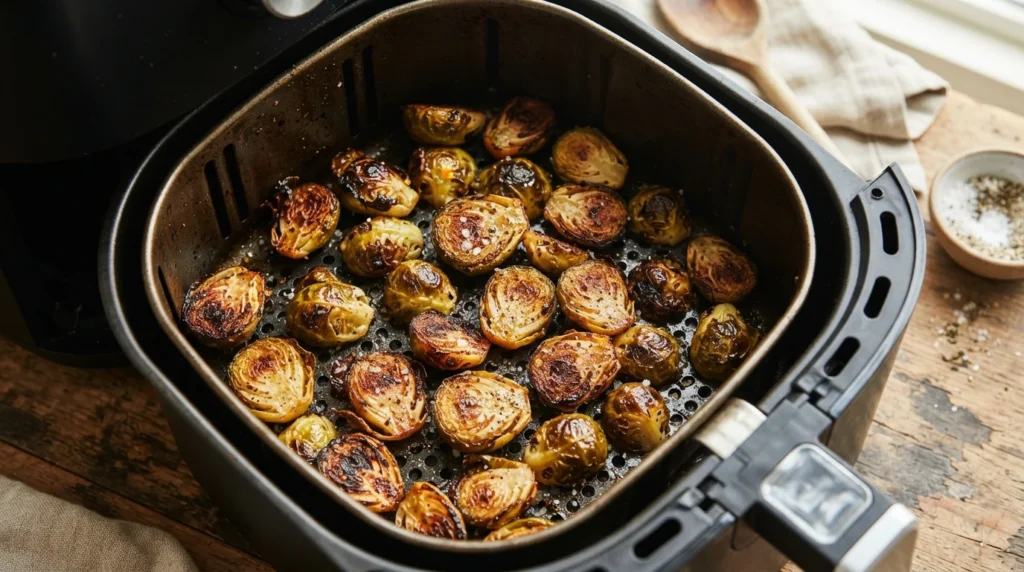 Crispy Keto Brussels Sprouts: Air Fryer Method
