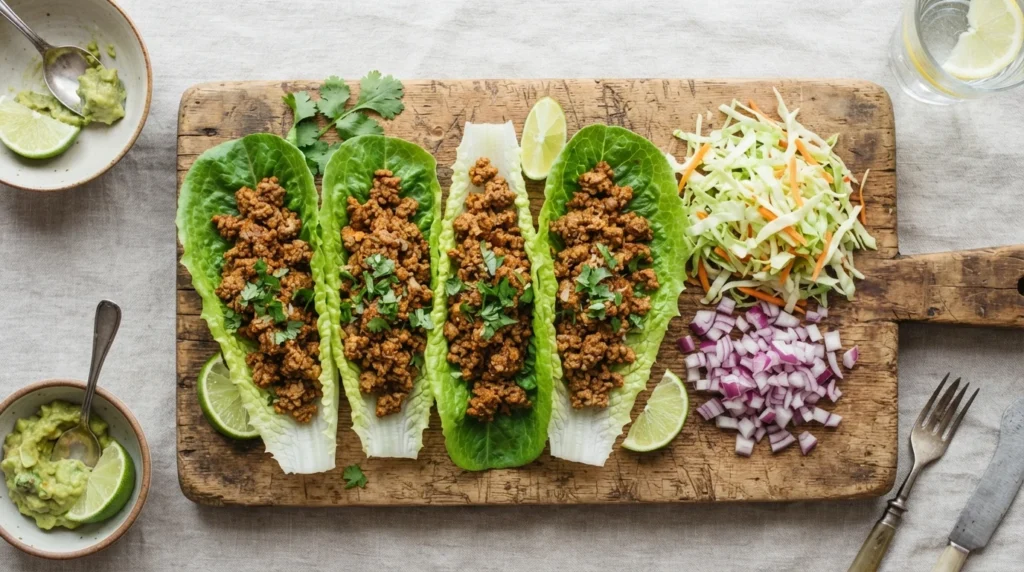 Keto Beef Tacos with Crispy Toppings: A Moist, Low-Carb Lunch Box