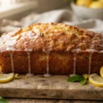 Air Fryer Lemon Drizzle Loaf with Post-Bake Glaze