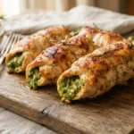 Keto Pesto-Stuffed Chicken Rolls That Stay Closed