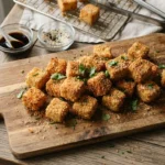 Air Fryer Tofu Nuggets with a Panko Crust