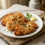 Crispy Air Fryer Turkey Cutlets with Thin Panko Crust