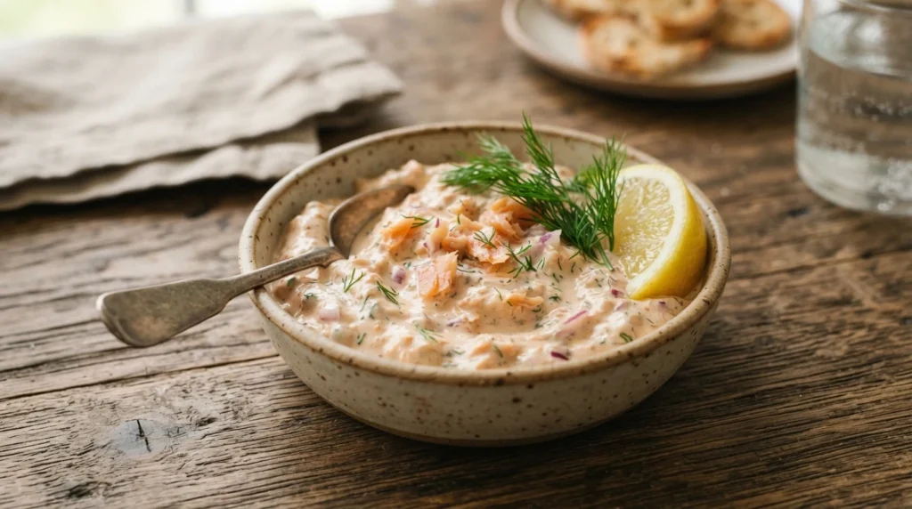 Keto Smoked Salmon Dip with Fresh Dill