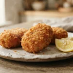 Air Fryer Frozen Croquettes with Centers Checked Before Serving