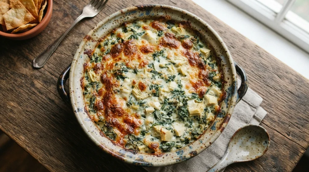 Creamy Keto Spinach Artichoke Dip Without Watery Vegetables