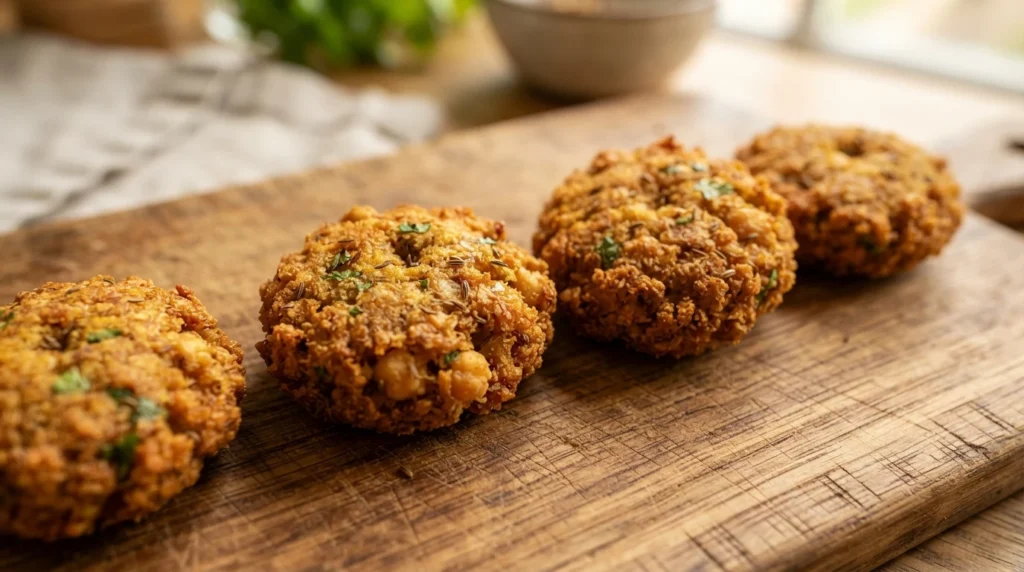 Crispy Air Fryer Falafel from Canned Chickpeas