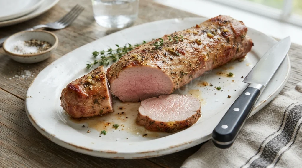 Air Fryer Pork Tenderloin with a Three-Minute Minimum Rest