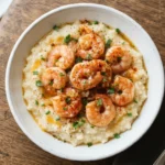 Keto Creamy Cajun Shrimp with Cauliflower Grits