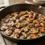 Golden Garlic Mushrooms: A Keto Pan-Sear Technique